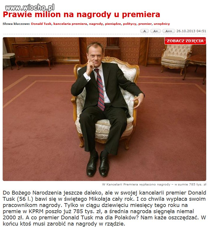 Nagrody u premiera