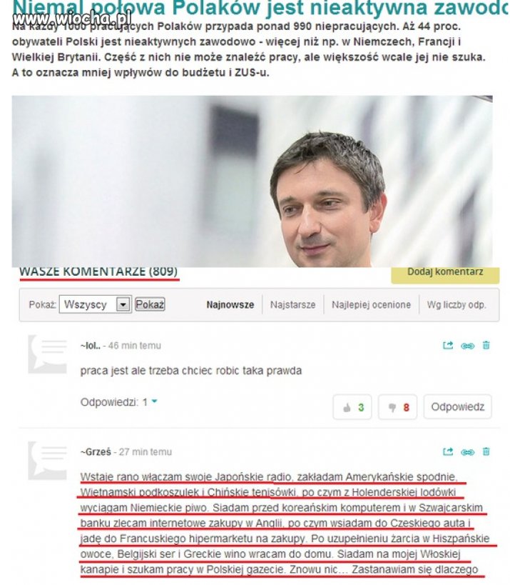 Niemal połowa Polaków jest nieaktywna zawodowo?