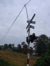 Słup telefoniczny na szybko