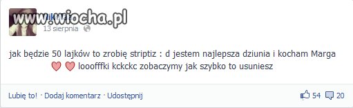 Jak będzie 50 lajków