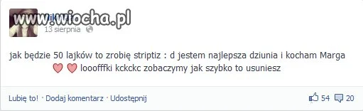 Jak będzie 50 lajków