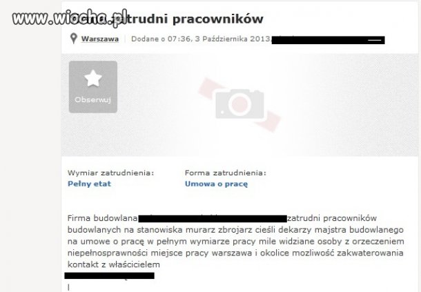Oferta pracy 