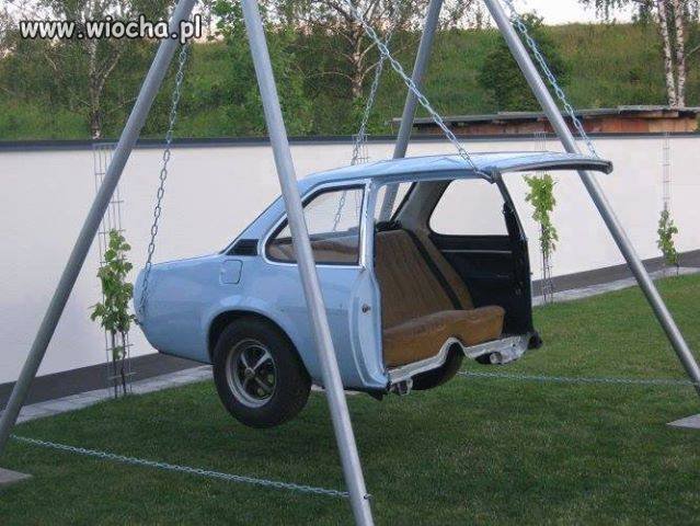 Huśtawka ogrodowa XXIwieku...