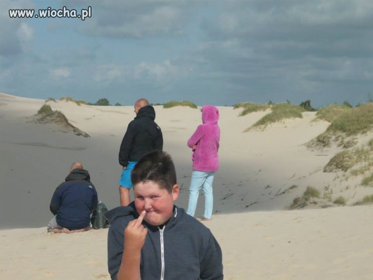 Najgorszy debil na plaży