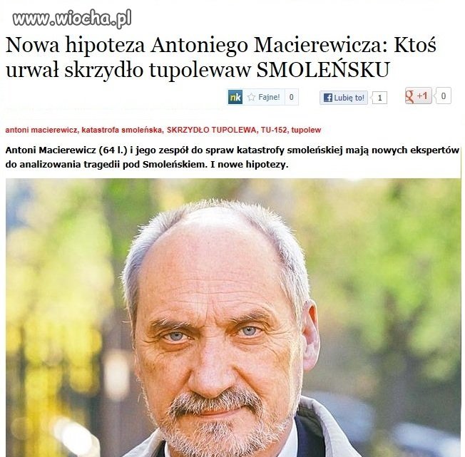 GENIALNA!!!...hipoteza Macierewicza