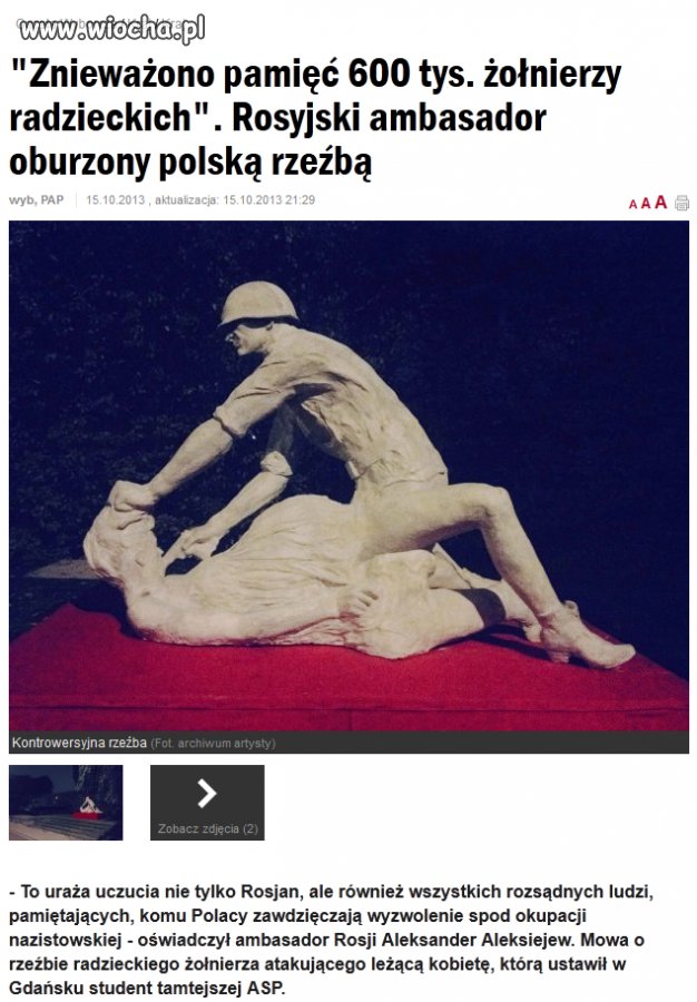 Rosyjski ambasador oburzony