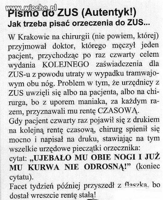 ZUS i wszystko jasne