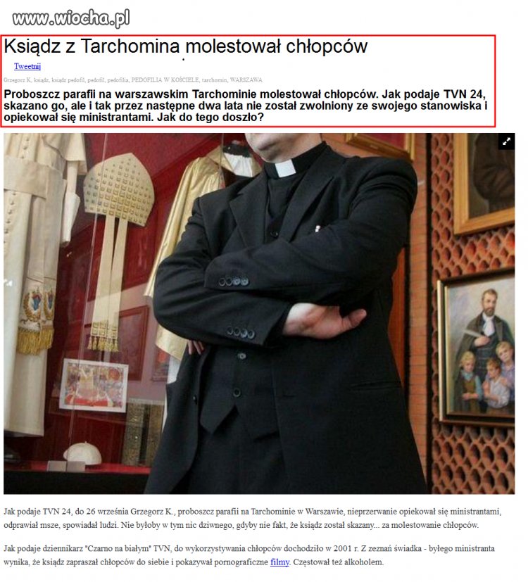 Kolejny wykorzystywany Ksiądz !