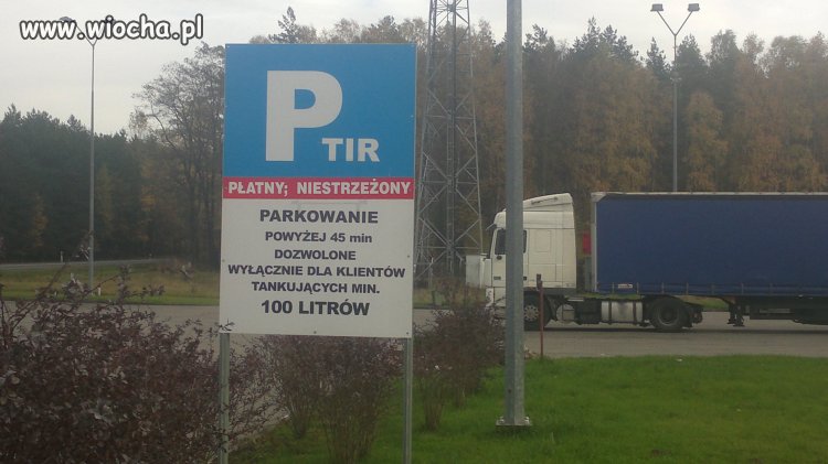 Przyjazny parking na Orlenie