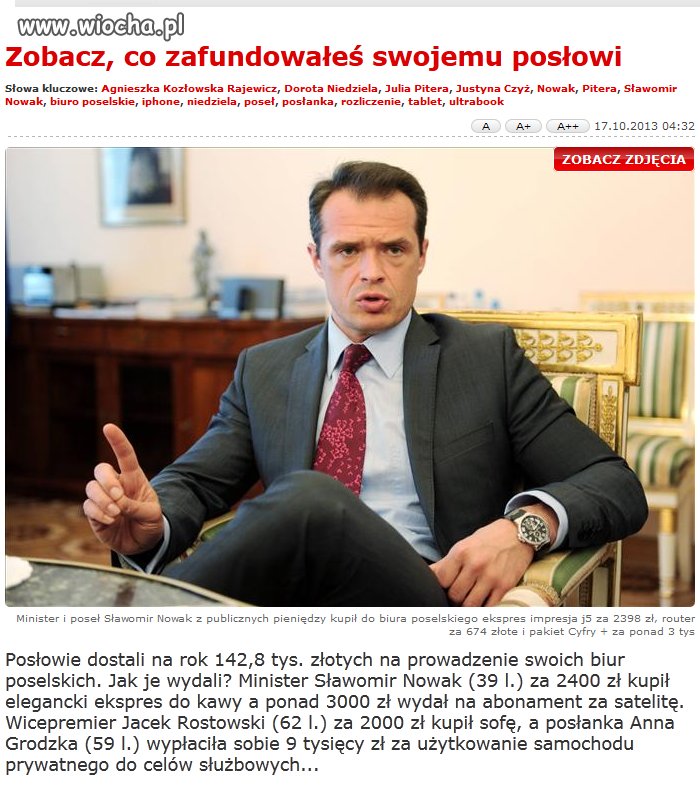 Żyją za nasze