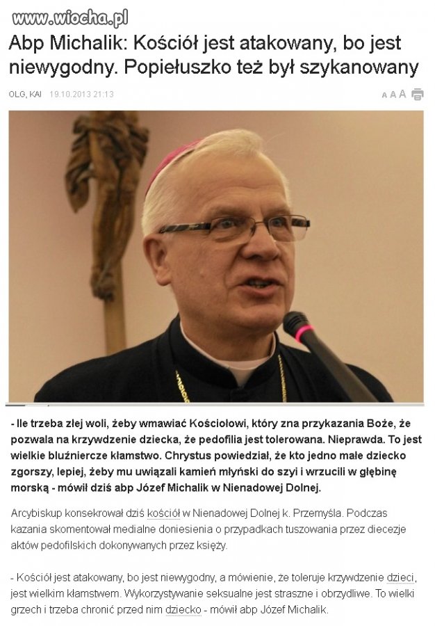 Michalik to...ks. Popiełuszko naszych czasów!!!
