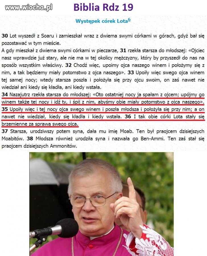 Skoro w biblii tak jest napisane to świętość!
