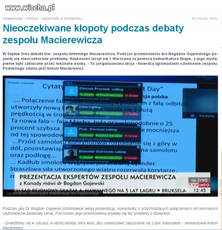 Wyszło jak zwykle...