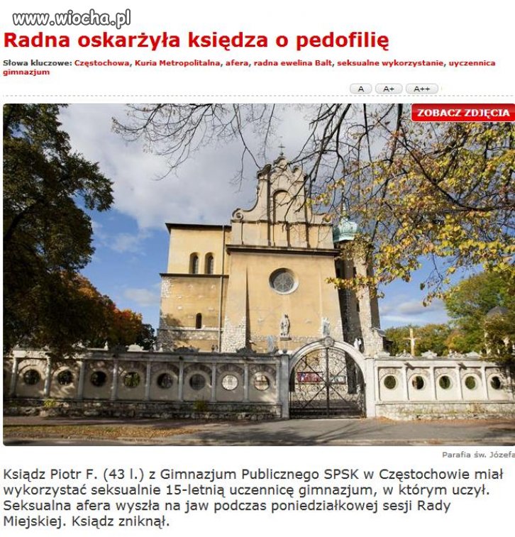 Znikający ksiądz...