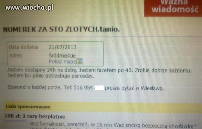 OGŁOSZENIE