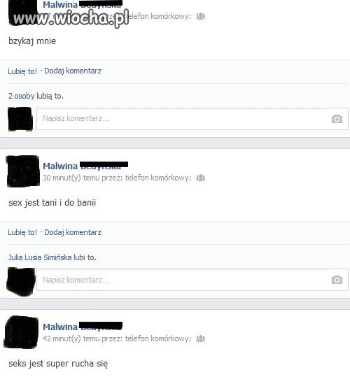 "Bzykaj mnie"