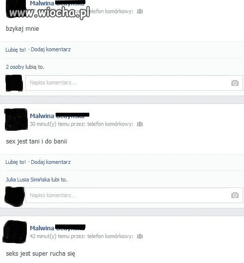 "Bzykaj mnie"