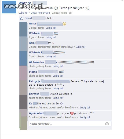 14 latka na facebooku