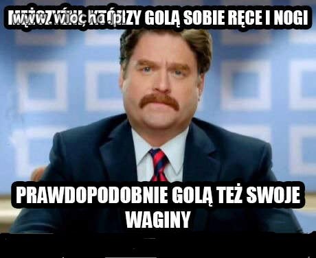 Mężczyźni, którzy golą sobie ręce i nogi...