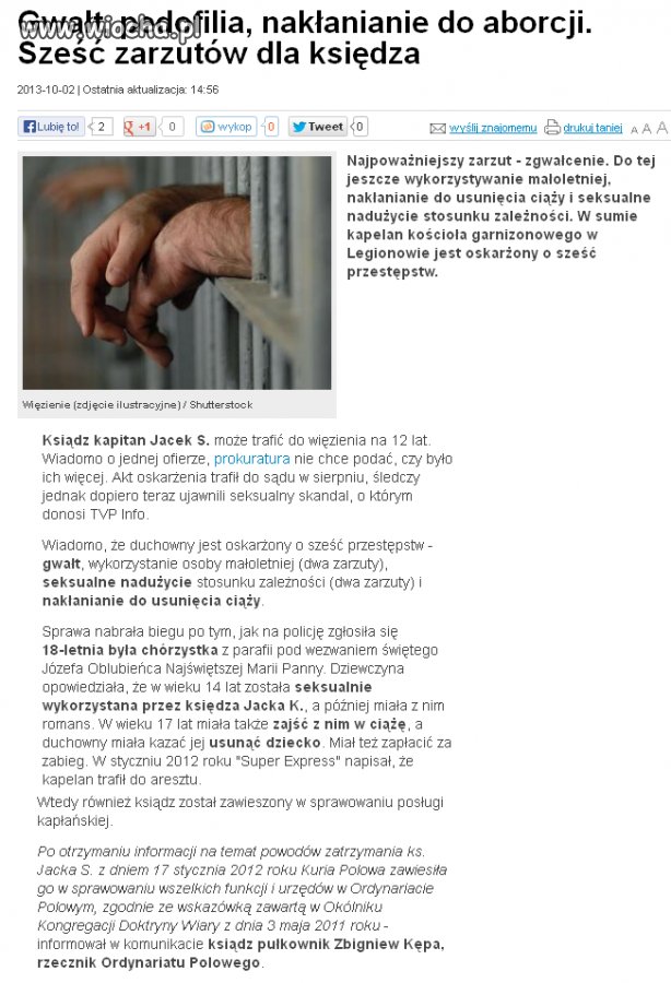 Gwałciciel, pedofil, ksiądz...