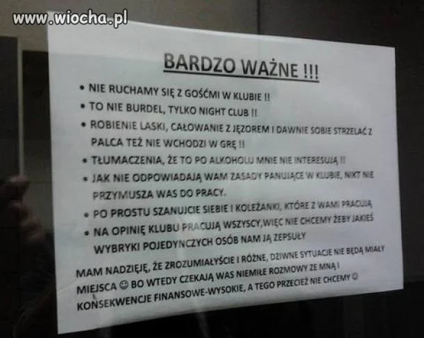 Bardzo ważne 