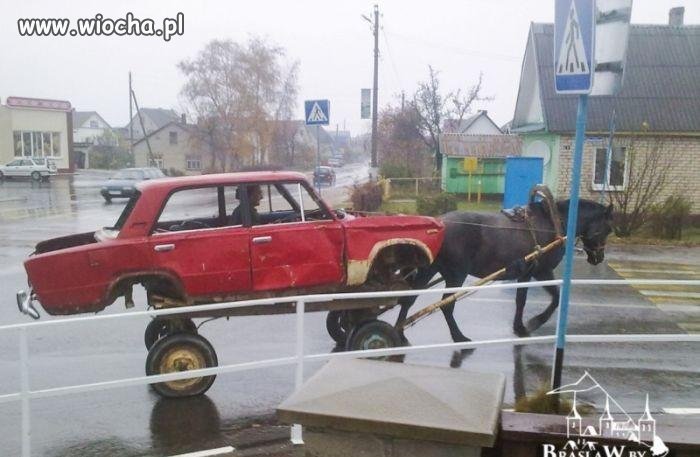 Fiat z jednym koniem