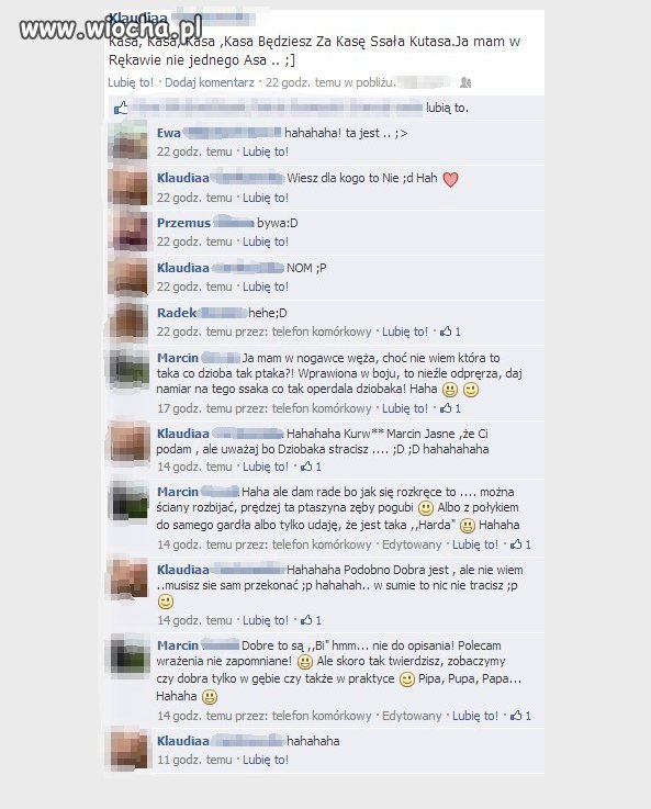 Otaczają mnie same ...