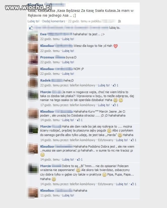 Otaczają mnie same ...
