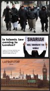 Muslimskie patrole na ulicach Londynu.