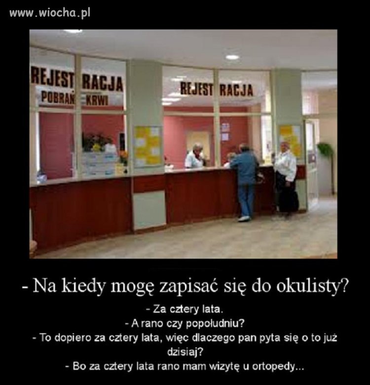 Na kiedy mogę zapisać się do okulisty?