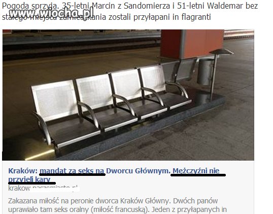 "Homiki" atakują na Dworcu Głównym.