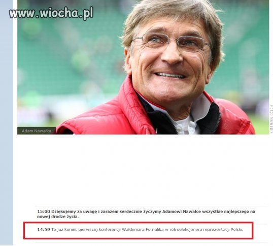 Fornalik nadal Selekcjonerem!!! 