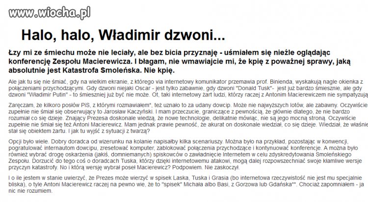 Przyjaciele Macierewicza :D