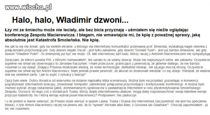 Przyjaciele Macierewicza :D