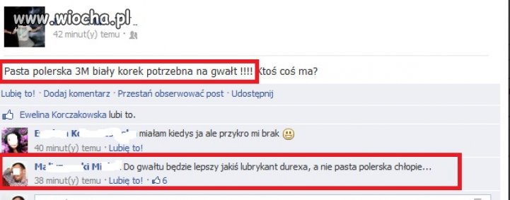 Pasta polerska na "gwałt"
