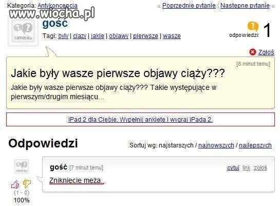 Pierwsze objawy ciąży 