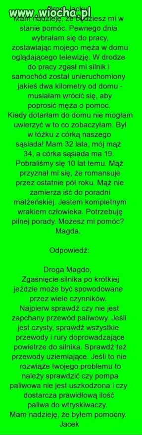I to jest fachowa porada 
