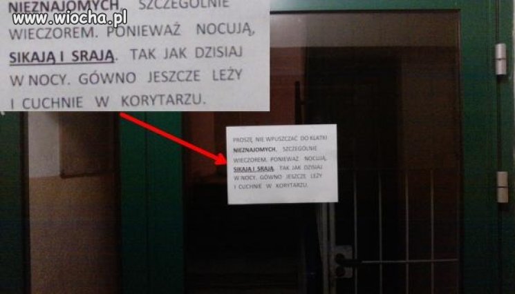 Prośba od mieszkańców...