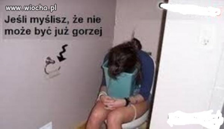 Najgorzej jak rwie z dwóch rur