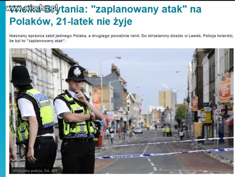 Jednak w UK większym zagrożeniem od islamizacji...