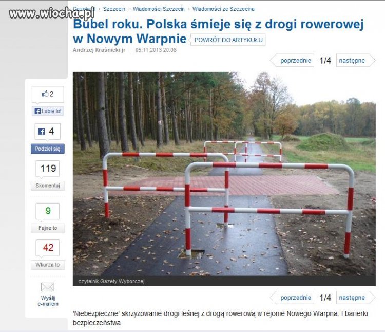 Droga rowerowa za 680 tyś zł...