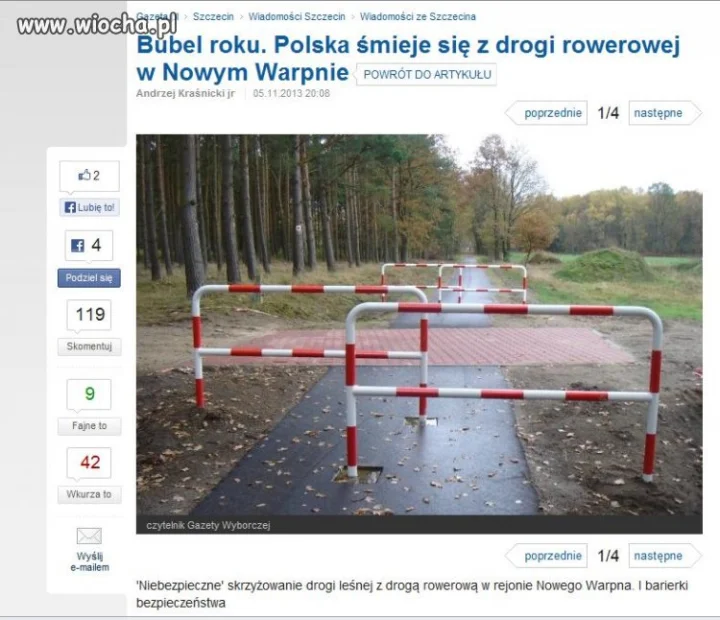 Droga rowerowa za 680 tyś zł...