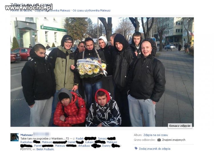 Takie tam na pogrzebie