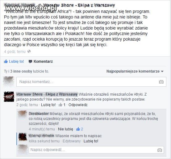 Warsaw S(w)hore - Ekipa z Afryki?