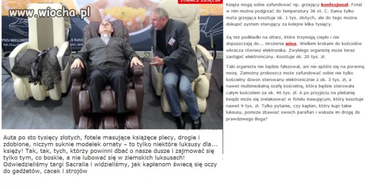 Targi specjalnie dla księży...