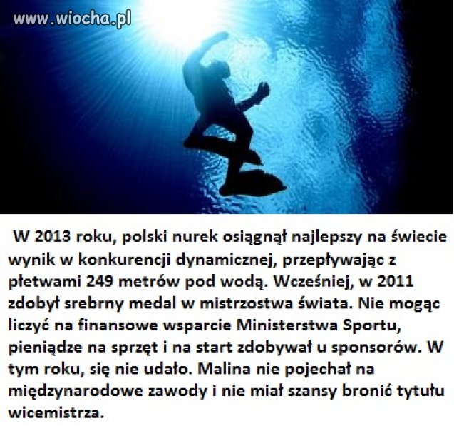 Nawet mistrzowie nie mogą liczyć na pomoc państwa