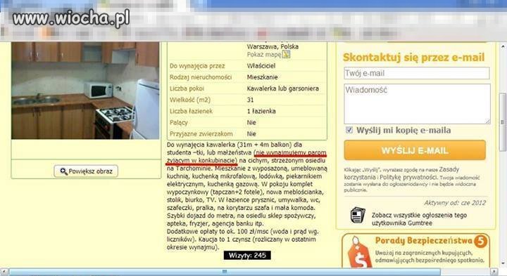 Wymagający wynajmujący 