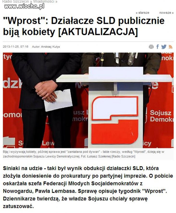 W SLD biją kobiety 