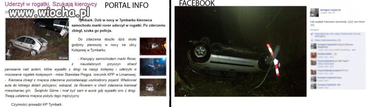 Kierowca chwali się na faceboku...
