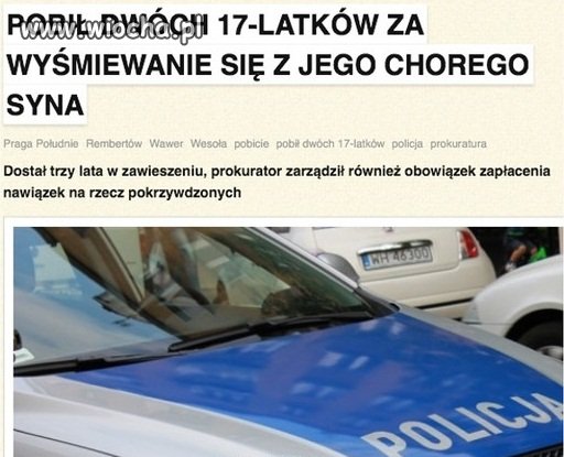 Broń swojego chorego dziecka...